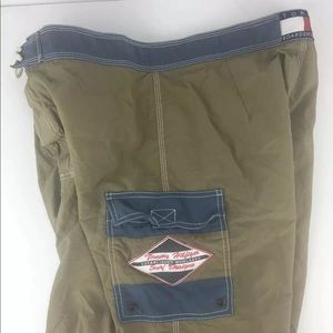 Tommy Hilfiger Vintage Hawaiian Board Shorts Sz L